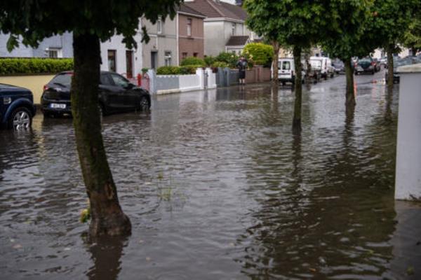 Flooding in Tralee this afternoon. Picture: Domnick Walsh/ Eye Focus